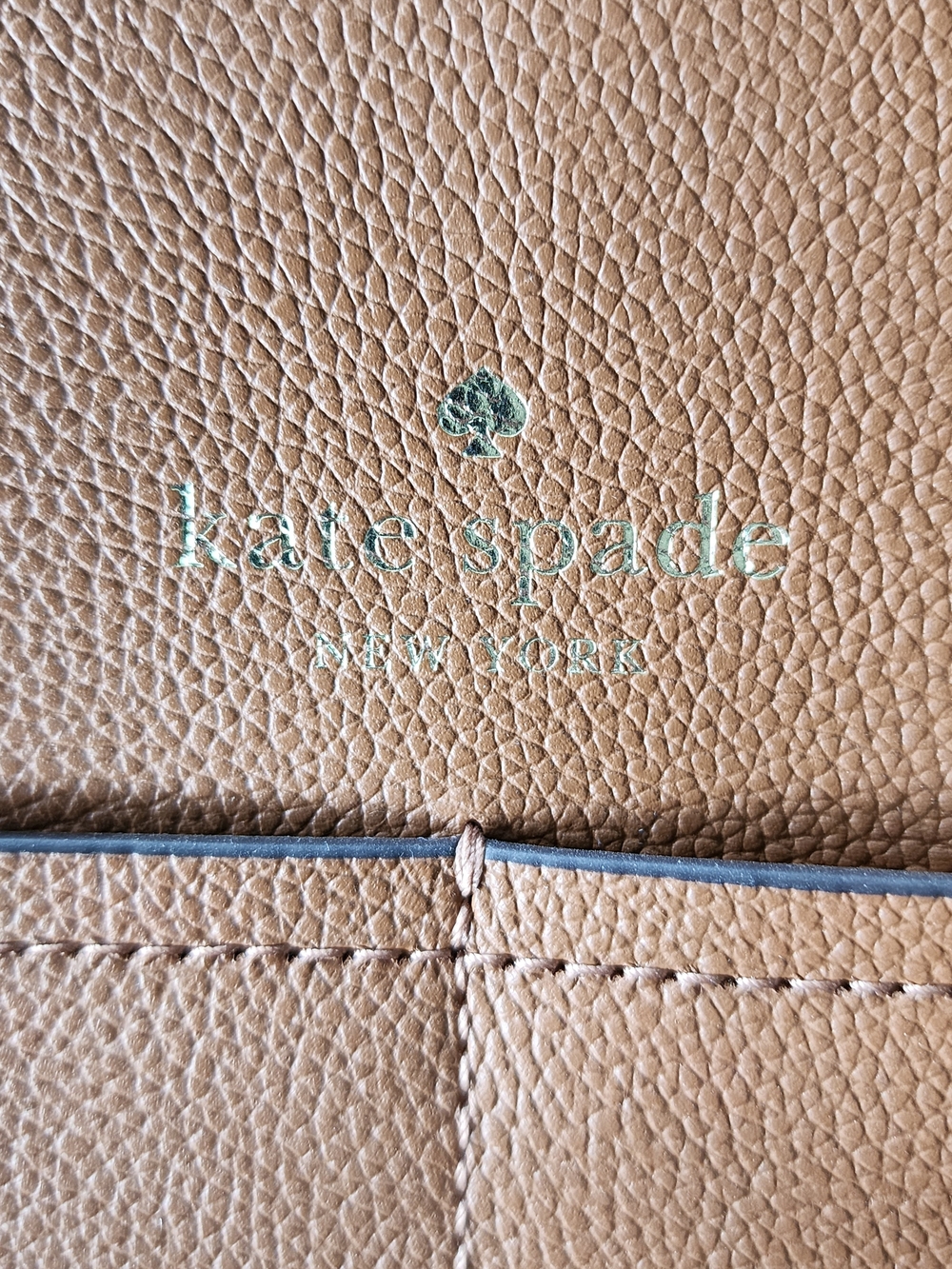 Kate Spade Bailey Brown Leather Shoulder Bag K4650 Warm Gingerbread - Picture 5 of 5
